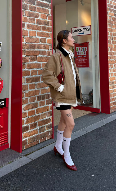 バイカラールーズブルゾン